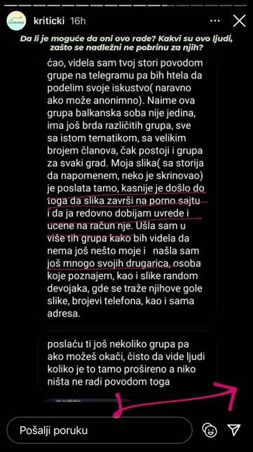 telegram gole slike devojaka grupa ex yu balkanska soba snima silovanja
