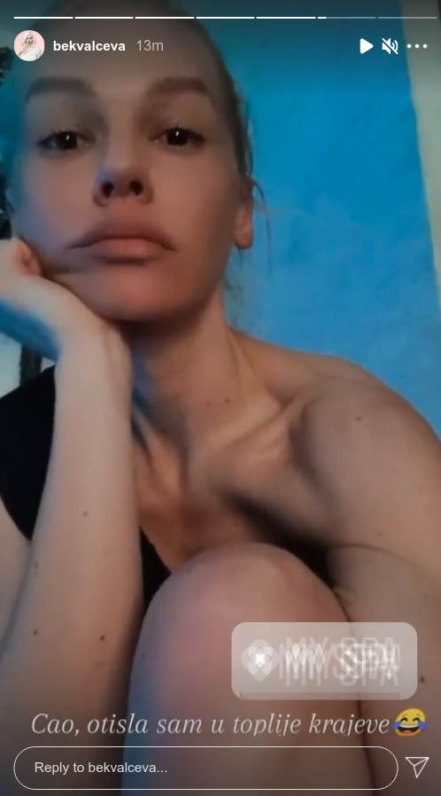 natasa bekvalac bez sminke kupaci instagram foto