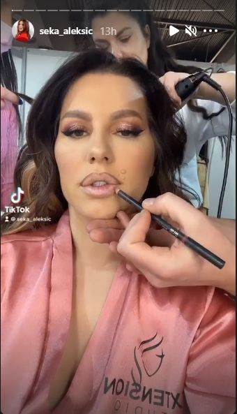 seka aleksic majke i snajke dekolte snimanje