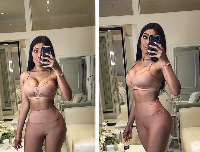 kim kardasijan dvojnica sali dn foto