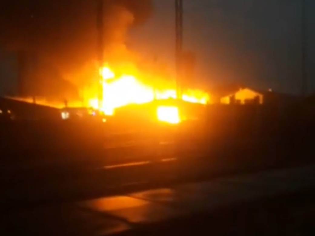 pancevo pozar stara staklara video snimak