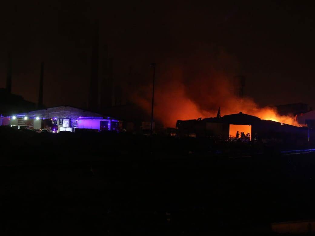 pancevo pozar stara staklara video snimak