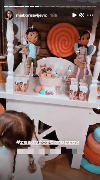 mia borisavljevic cerka ema rodjendan slavlje dekoracija