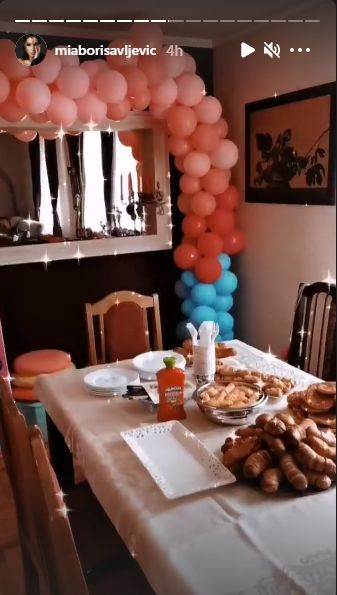 mia borisavljevic cerka ema rodjendan slavlje dekoracija