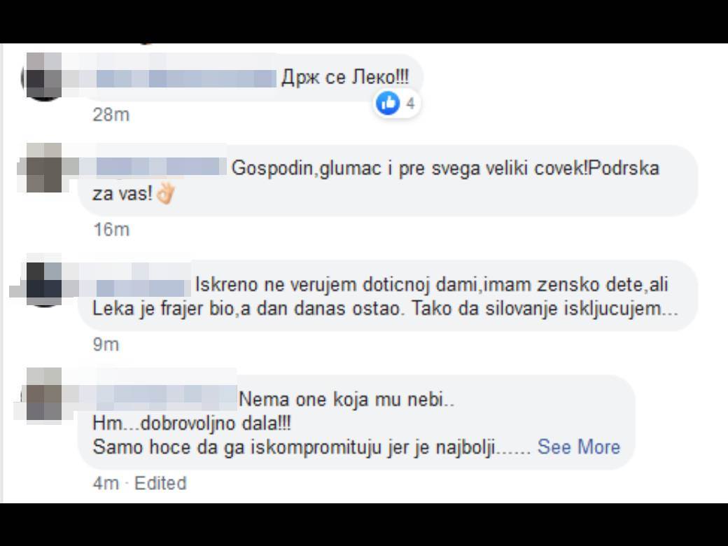 branislav lecic danijela stajnfeld silovanje reakcija zorana mihajlovic