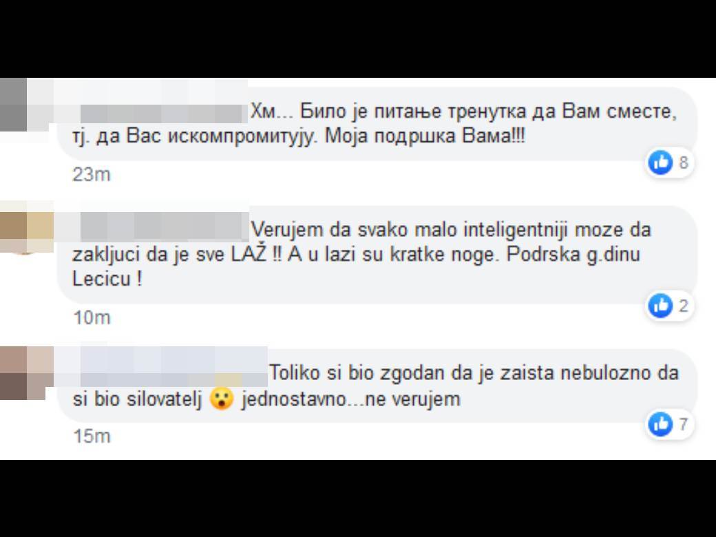 branislav lecic danijela stajnfeld silovanje reakcija zorana mihajlovic