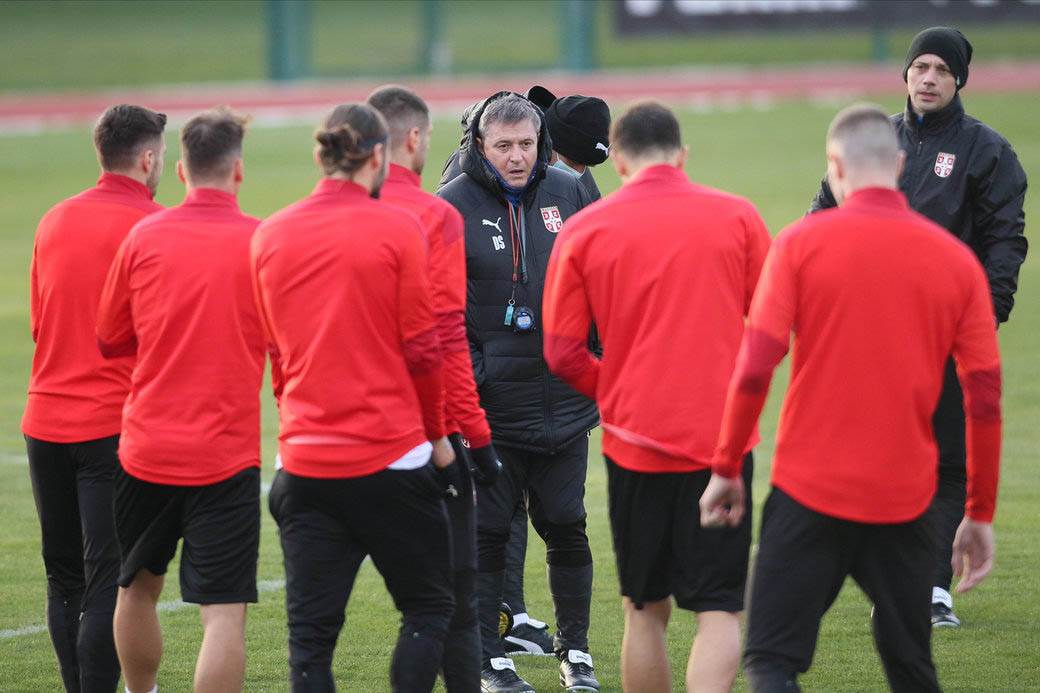 srbija orlovi dragan stojkovic piksi najnovije trening stara pazova dusan tadic kapiten fotografije