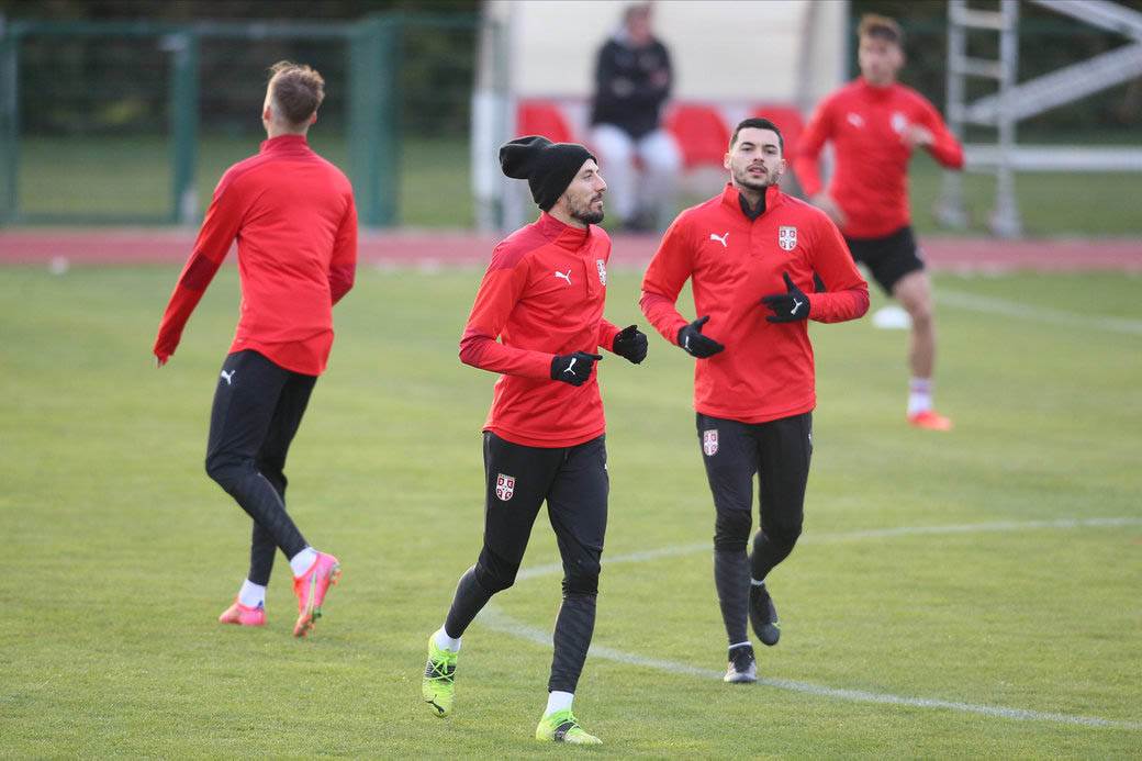 srbija orlovi dragan stojkovic piksi najnovije trening stara pazova dusan tadic kapiten fotografije