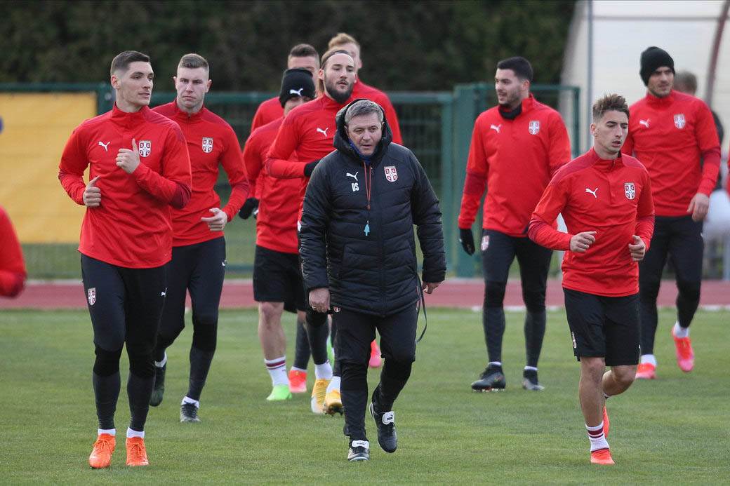 srbija orlovi dragan stojkovic piksi najnovije trening stara pazova dusan tadic kapiten fotografije