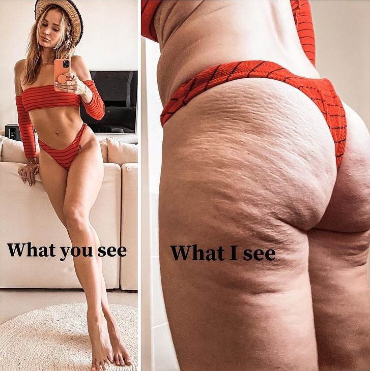 savrsene fotografije instagram danae mercer celulit strije