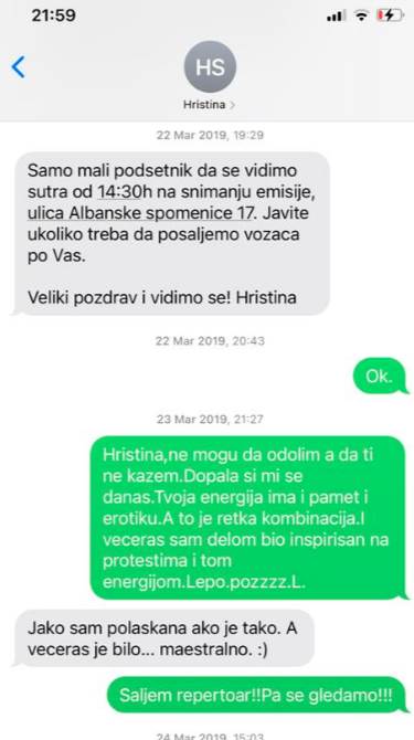 branislav lecic tuzilastvo saslusanje danijela stajnfeld optuzbe silovanje izjava