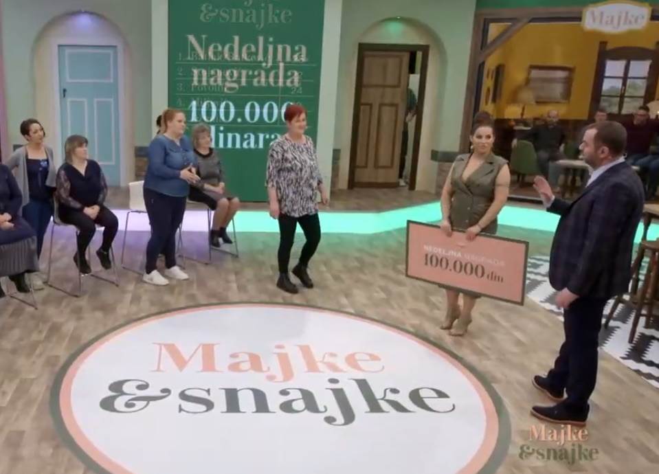 majke i snajke 5. epizoda porodica dzunic nedeljna nagrada 100.000