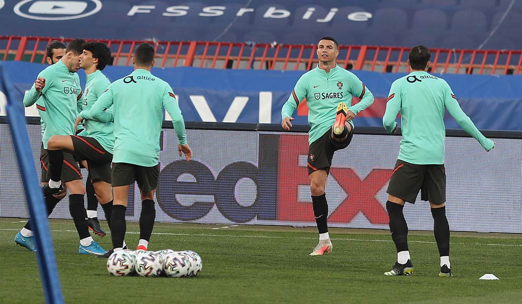 kristijano ronaldo portugal trening stadion rajko mitic marakana foto galerija srbija orlovi