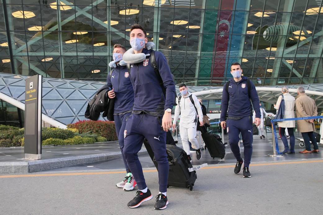 reprezentacija srbije maske azerbejdzan kazna 50 evra