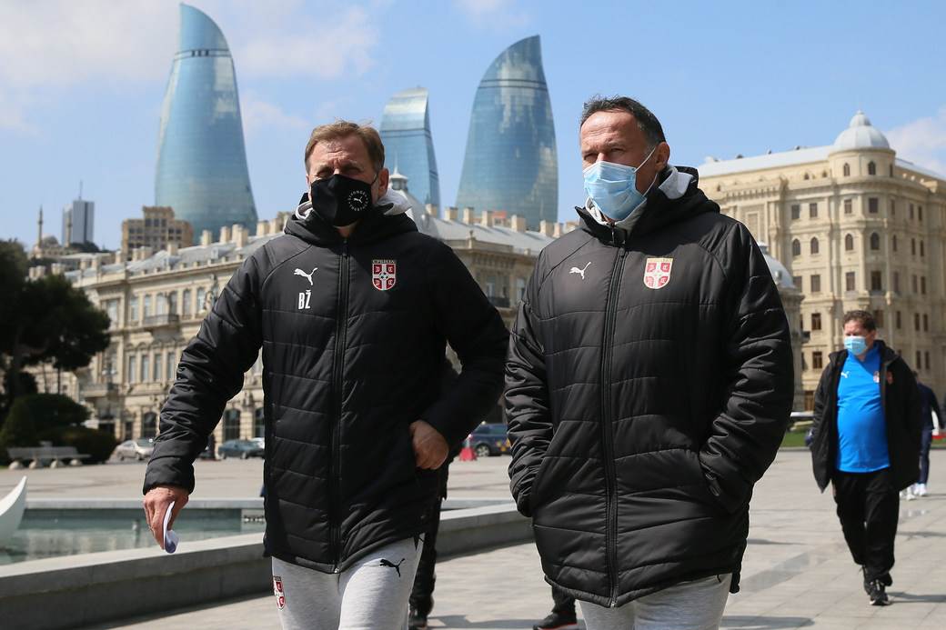 fudbaleri srbije u azerbejdzanu foto video