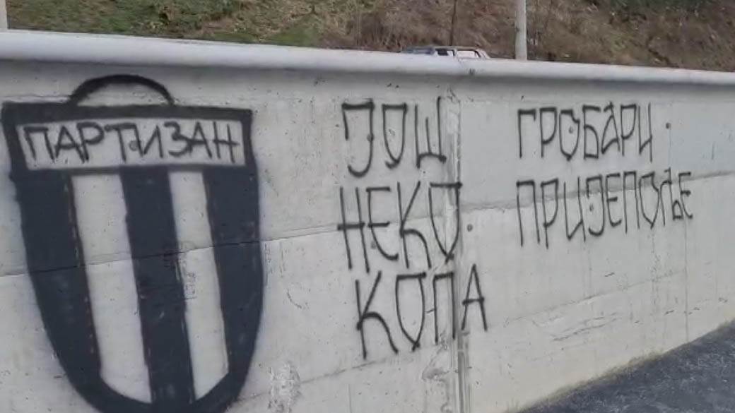 prijepolje grafit podrska poruka za velju nevolju priveden maloletnik foto