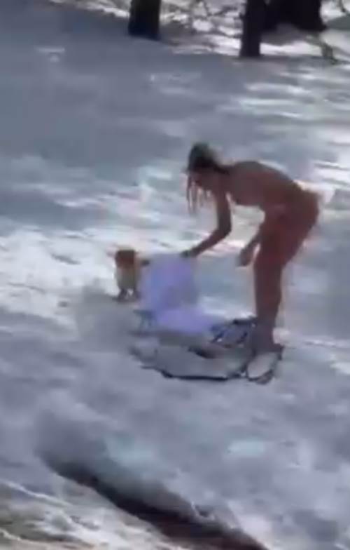 ljupka stevic iva grguric sankanje u kupaćim kostimima divcibare video