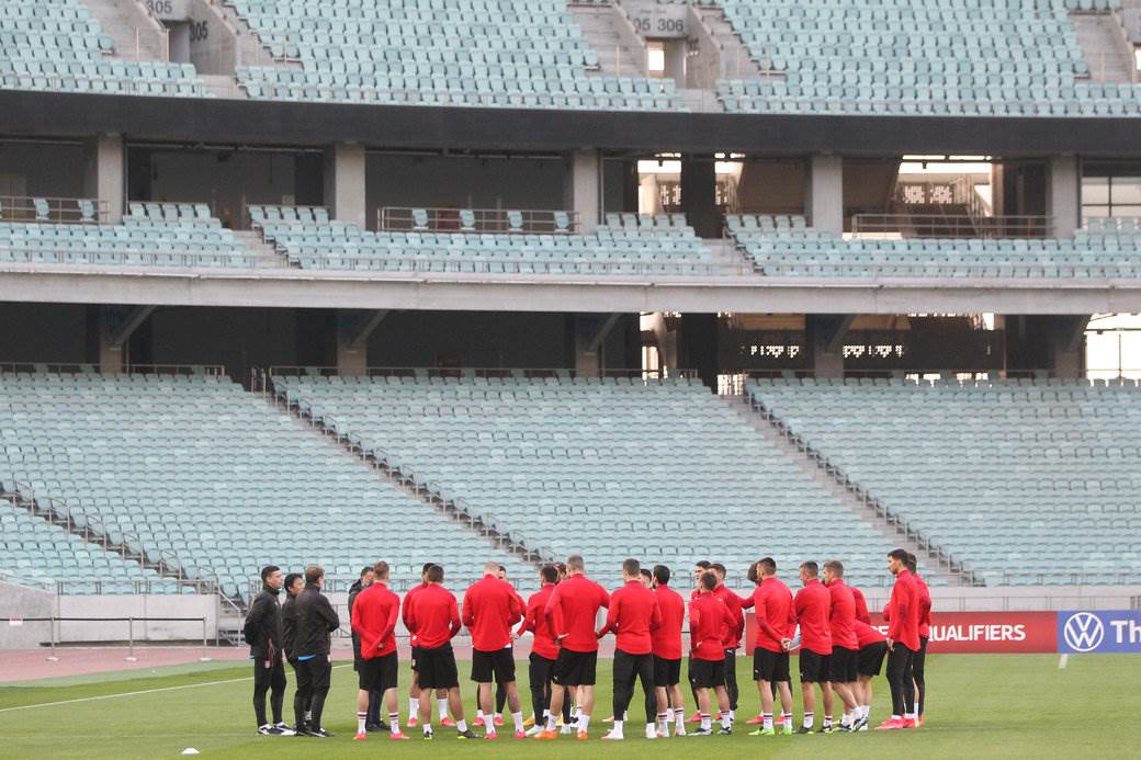 fudbalska reprezentacija srbije trening stadion baku 