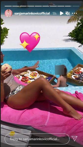 sanja marinkovic bikini maldivi seksi slike
