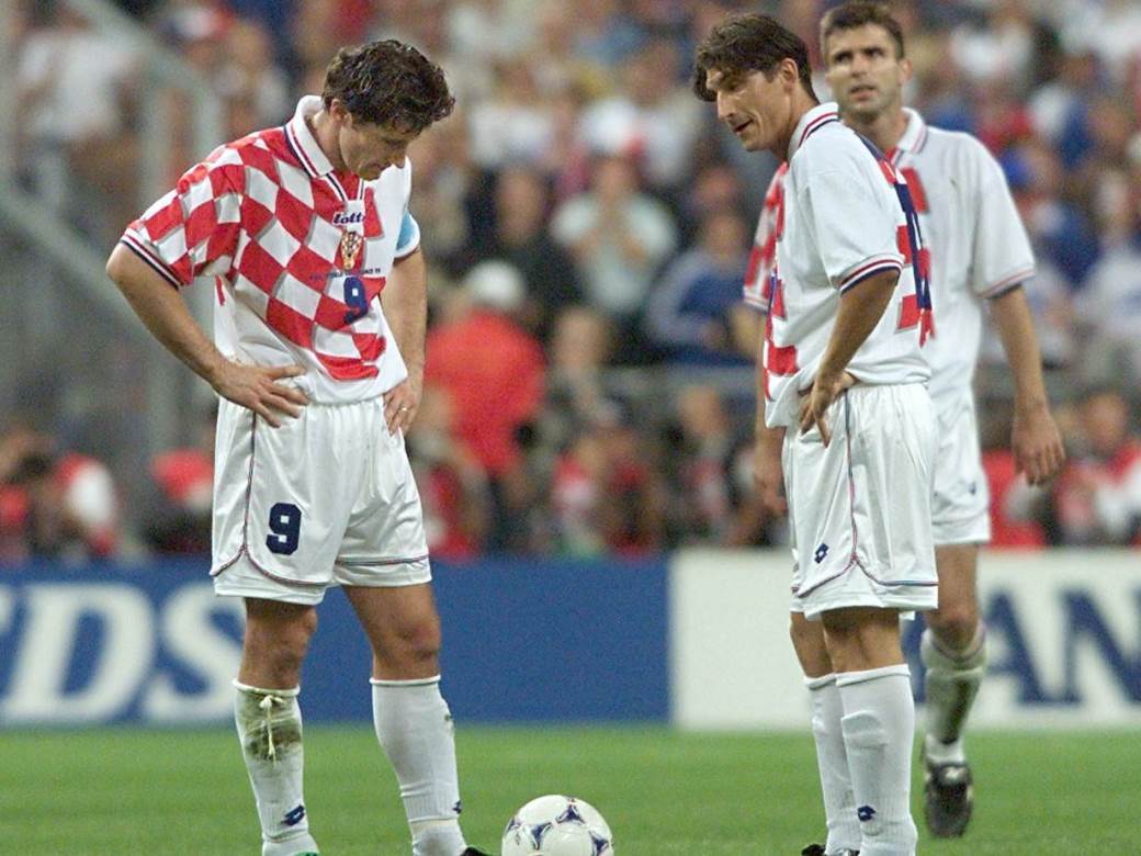 Davor Šuker i Silvio Marić na Svetskom prvenstvu 1998