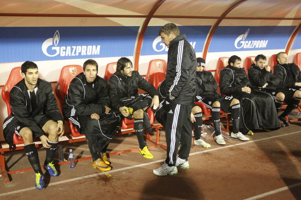 aleksandar stanojevic 141 derbi fk crvena zvezda fk partizan poluvreme na klupi