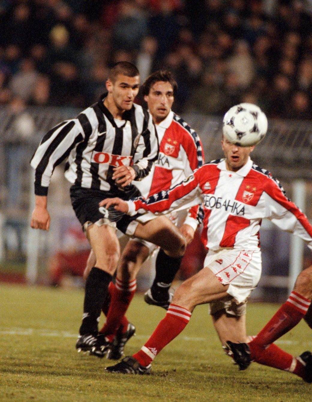 partizan zvezda sneg aprilski derbi 1997 video