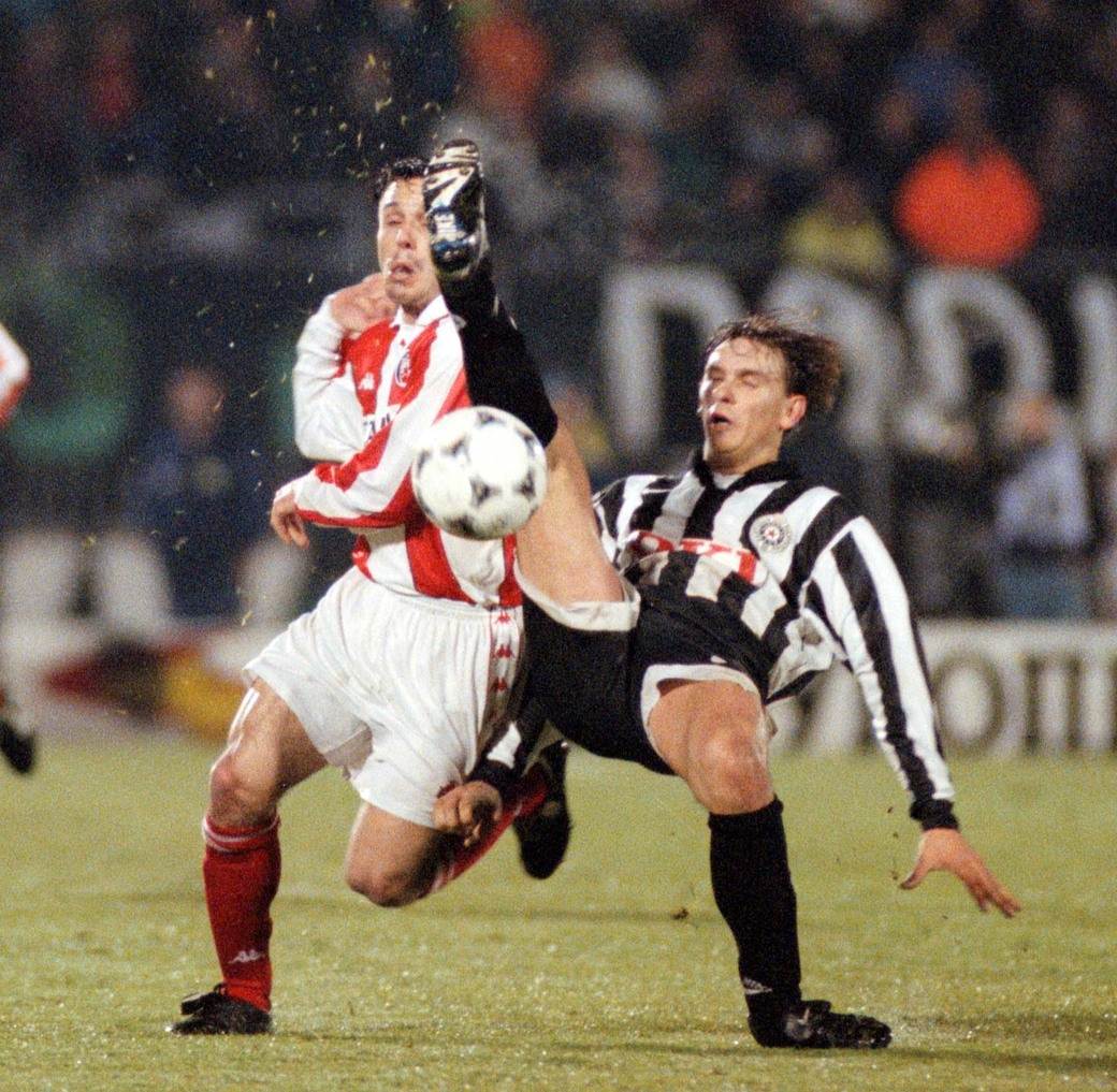 partizan zvezda sneg aprilski derbi 1997 video