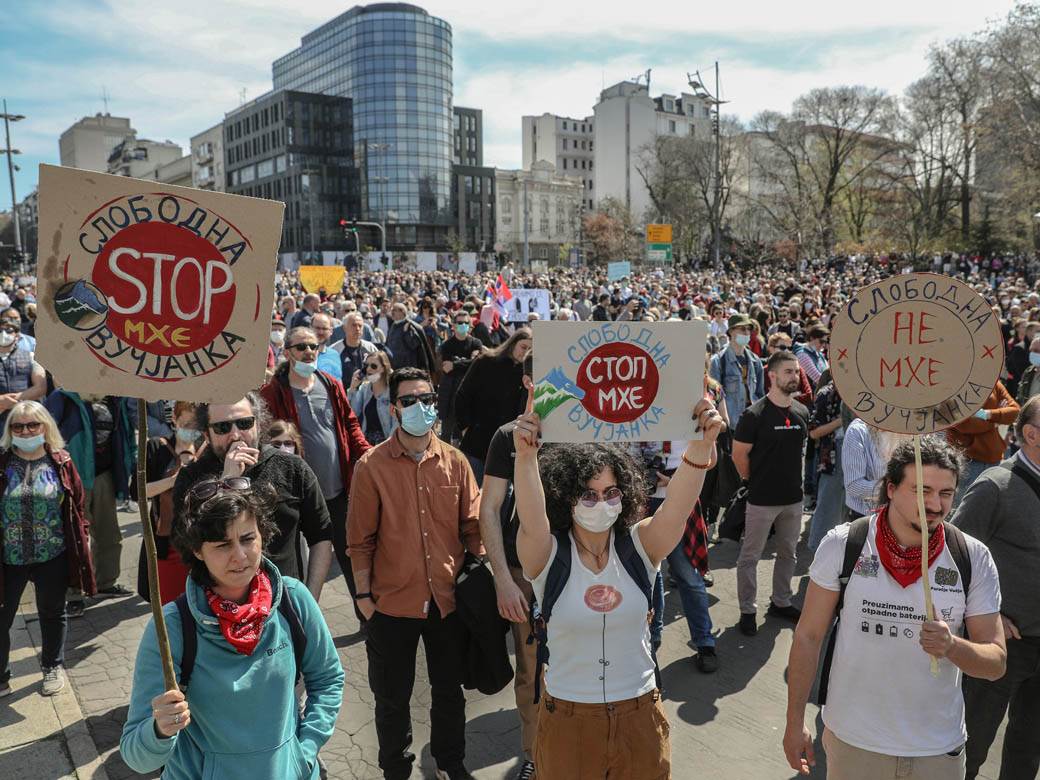 beograd ekoloski protest skupstina srbije zahtevi foto