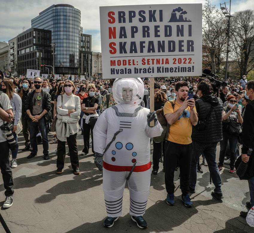 beograd ekoloski protest skupstina srbije zahtevi foto