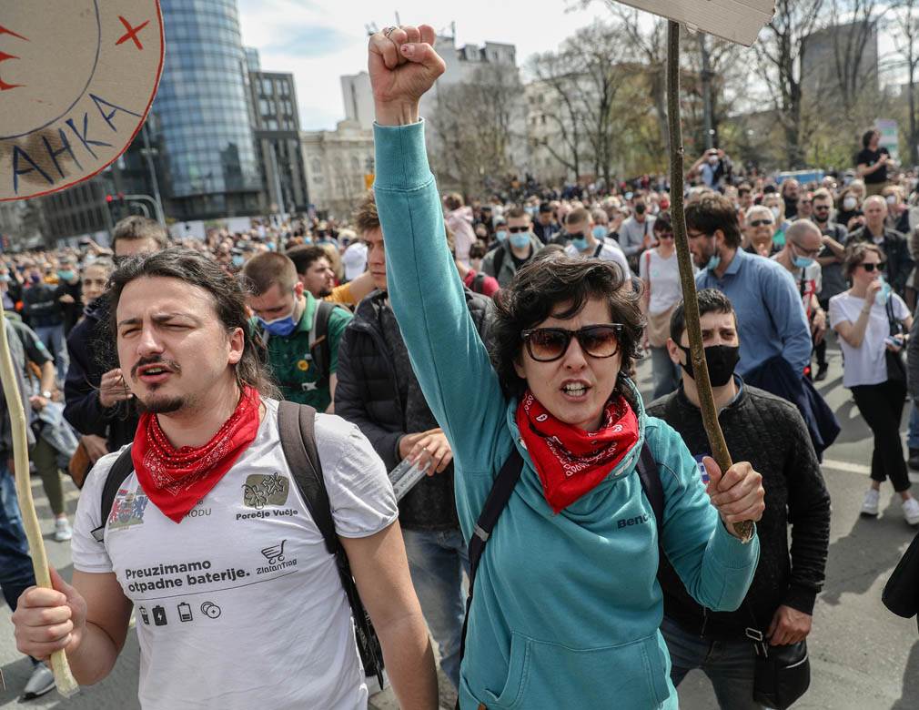 beograd ekoloski protest skupstina srbije zahtevi foto