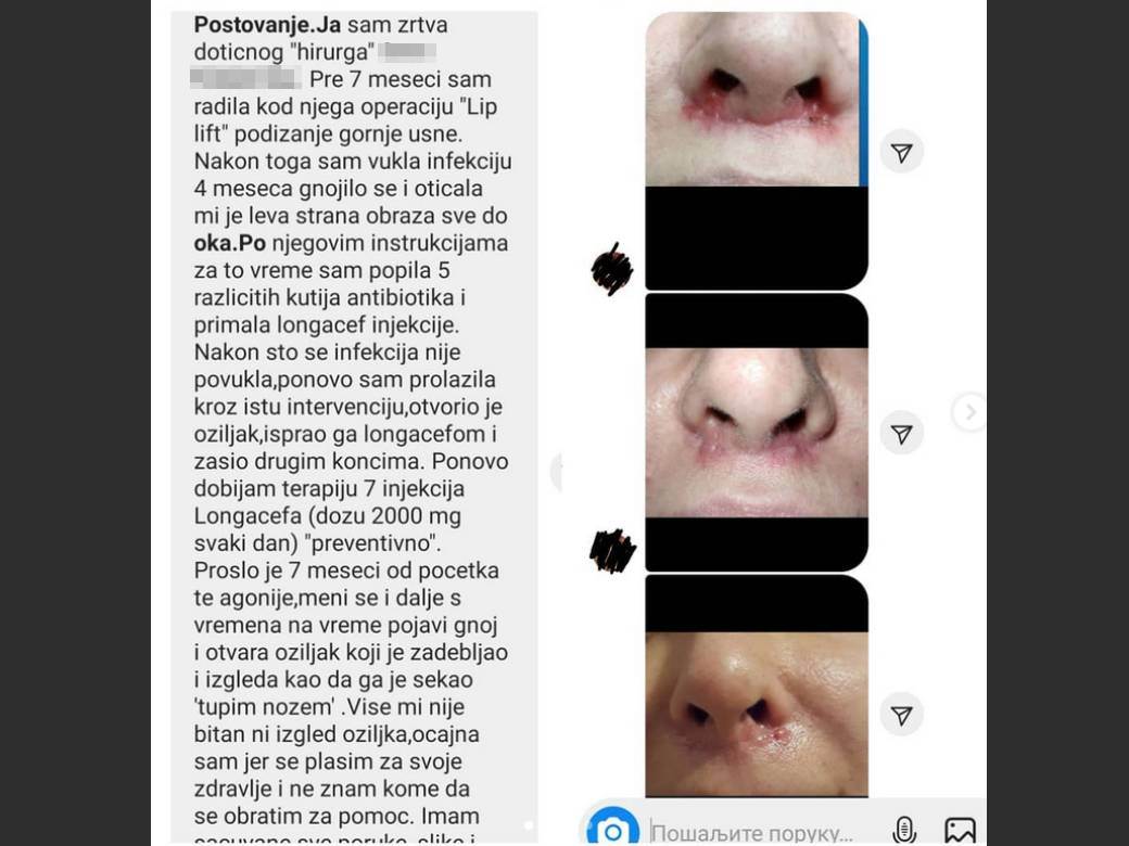 uhapsena beogradska nadrilekarka slala pretnje zrtvama fotografije