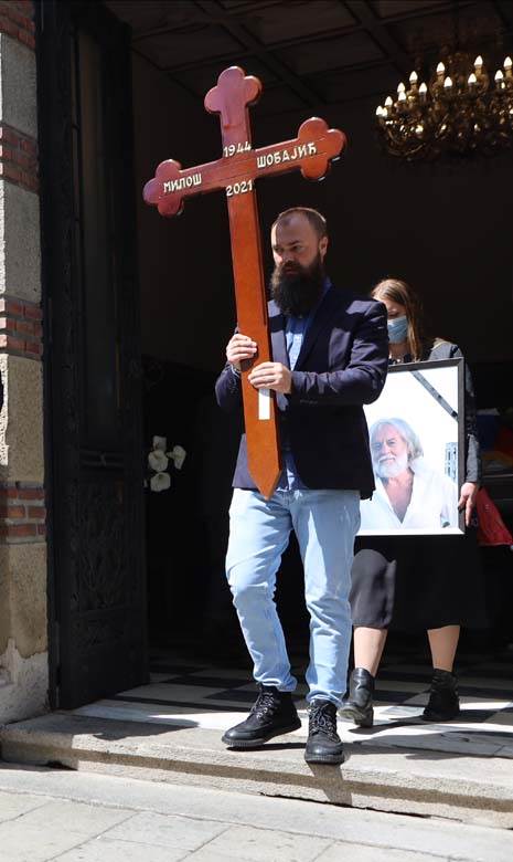 milos sobajic sahrana slikar novo groblje