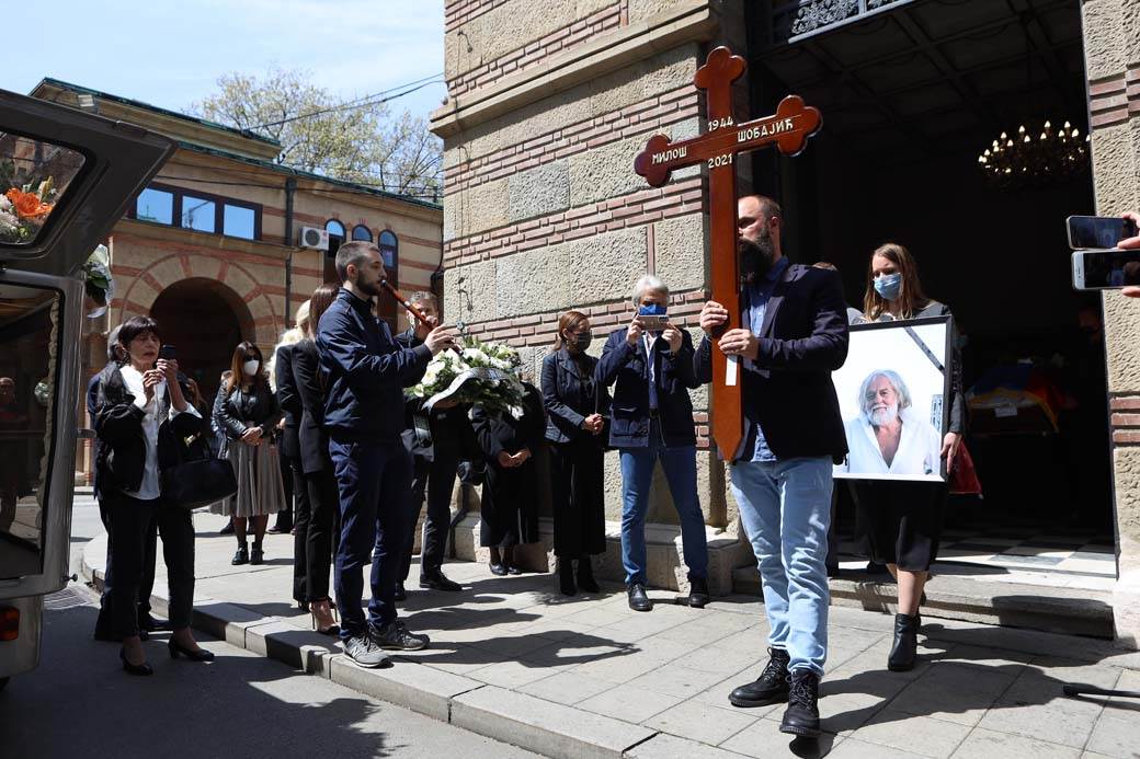 milos sobajic sahrana slikar novo groblje