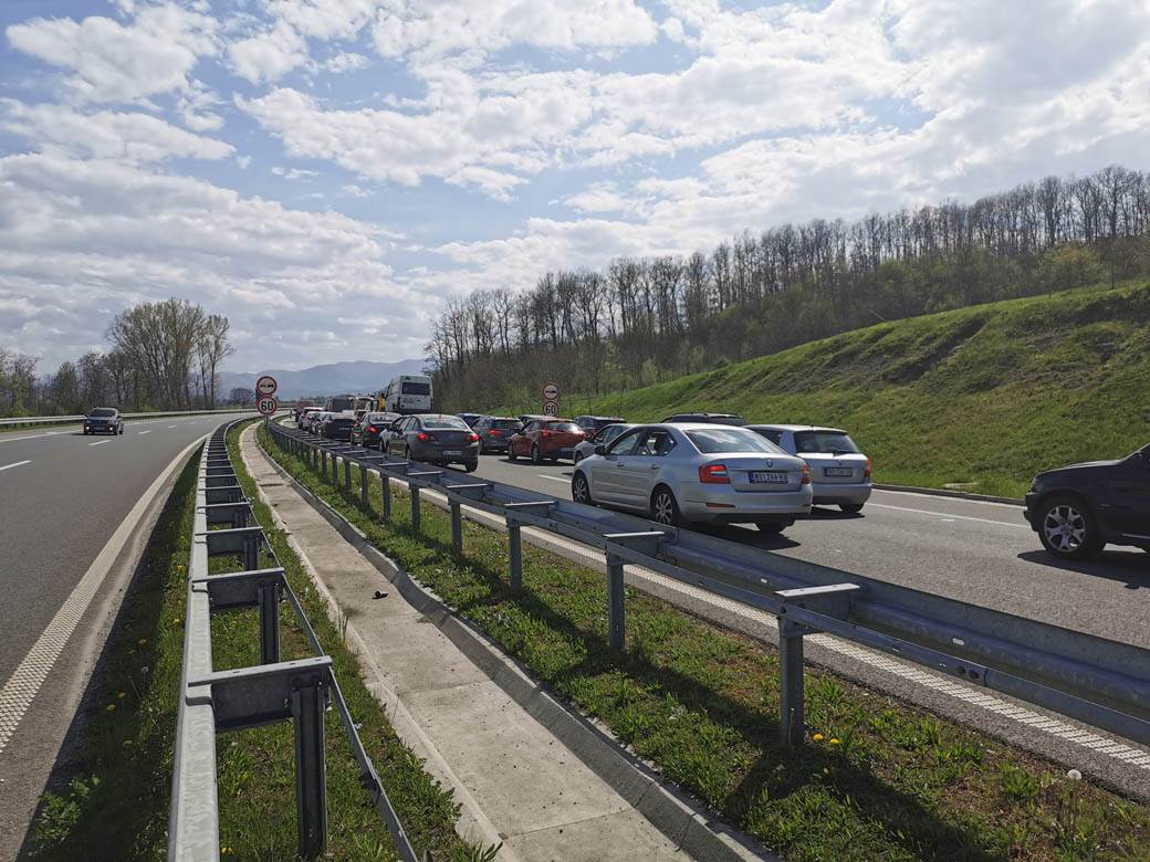 srbija stanje na putevima guzve autoput foto video