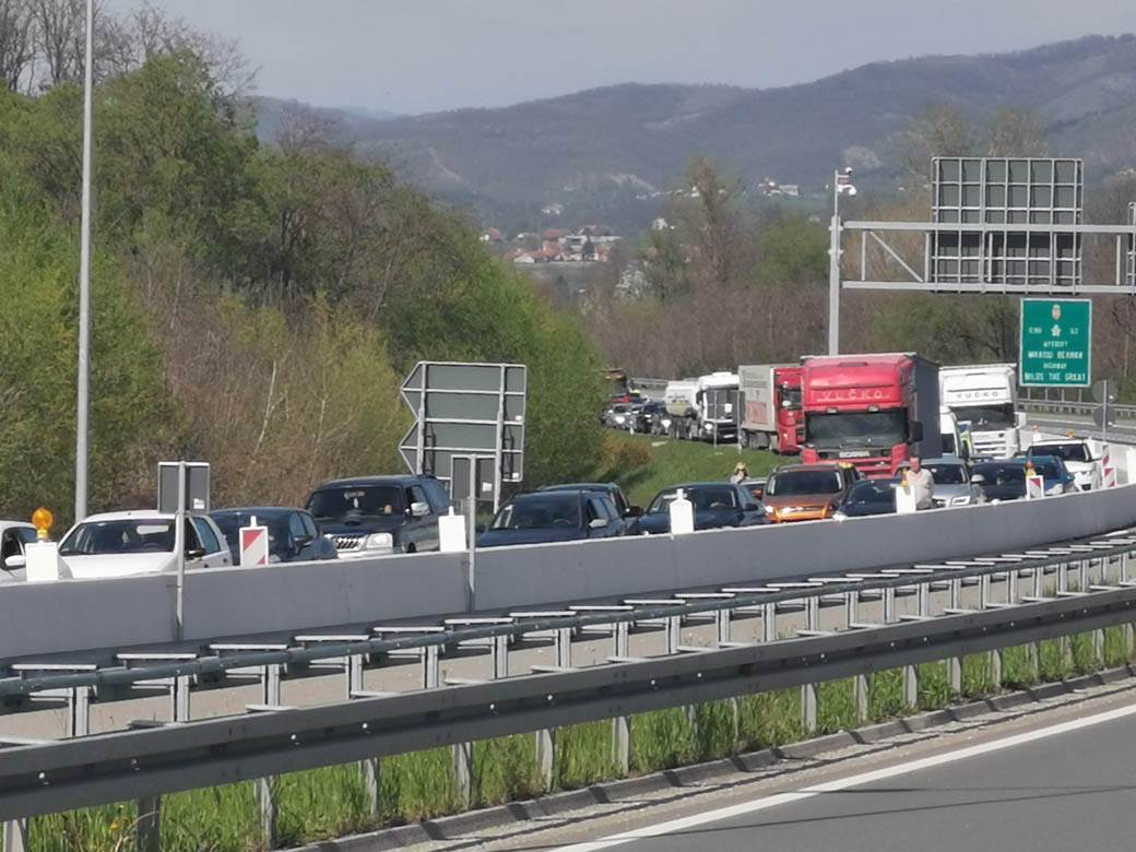 srbija stanje na putevima guzve autoput foto video