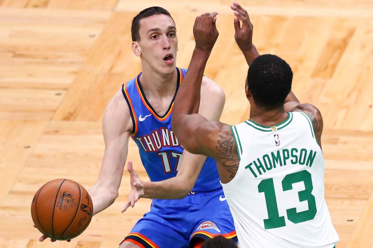 Aleksej Pokuševski i Janis Adetokumbo NBA Oklahoma