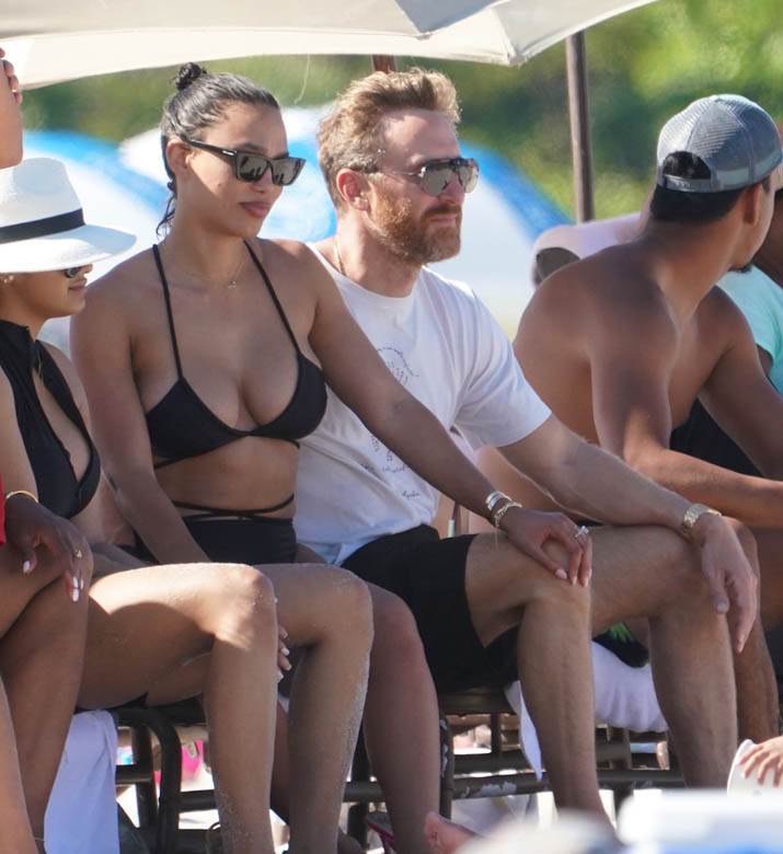 dejvid geta devojka dzesika ledon bikini fotogafije