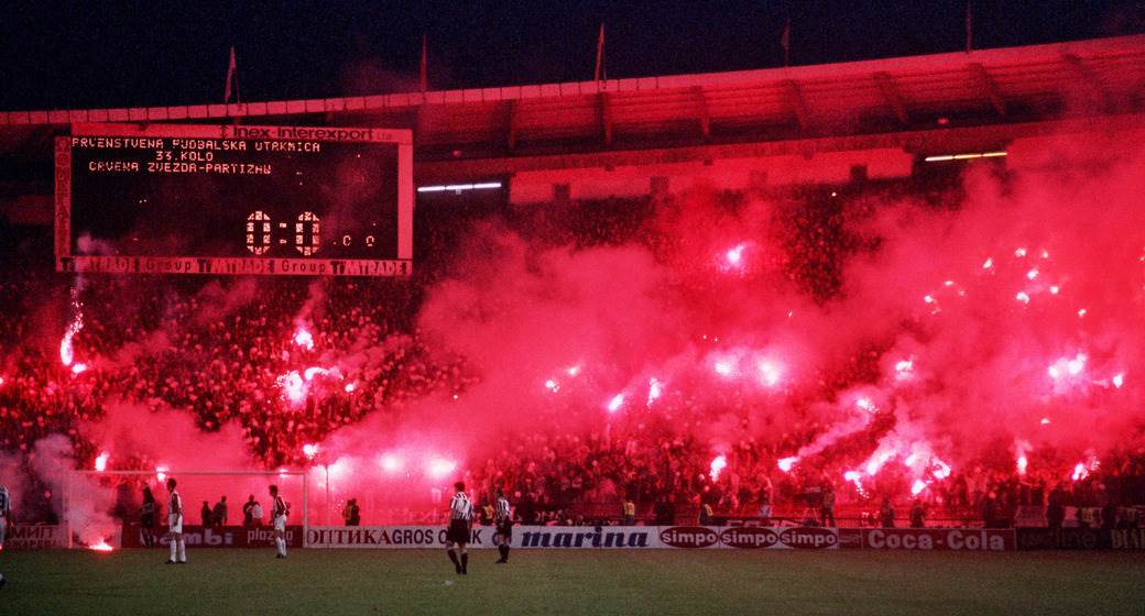 zvezda partizan 100 derbi djurdjevdan navijaci golovi video