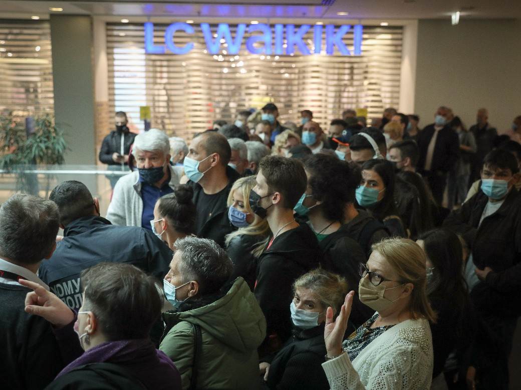 trzni centar usce vakcinacija poklon vaucer 5000 dinara