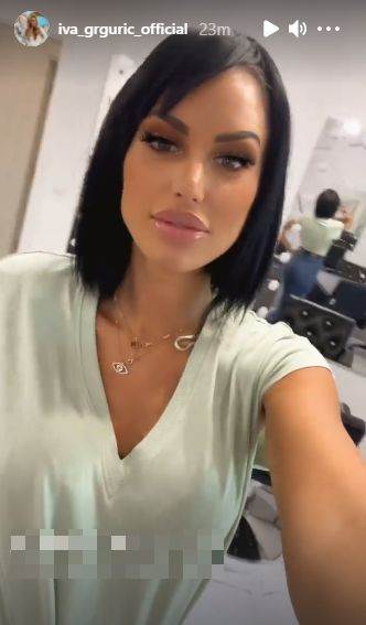 iva grguric crnka nova frizura neprepoznatljiva