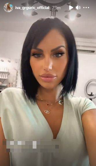 iva grguric crnka nova frizura neprepoznatljiva