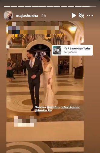 cerka tanje boskovic se udala vencanje lana karaklajic stefan adzic