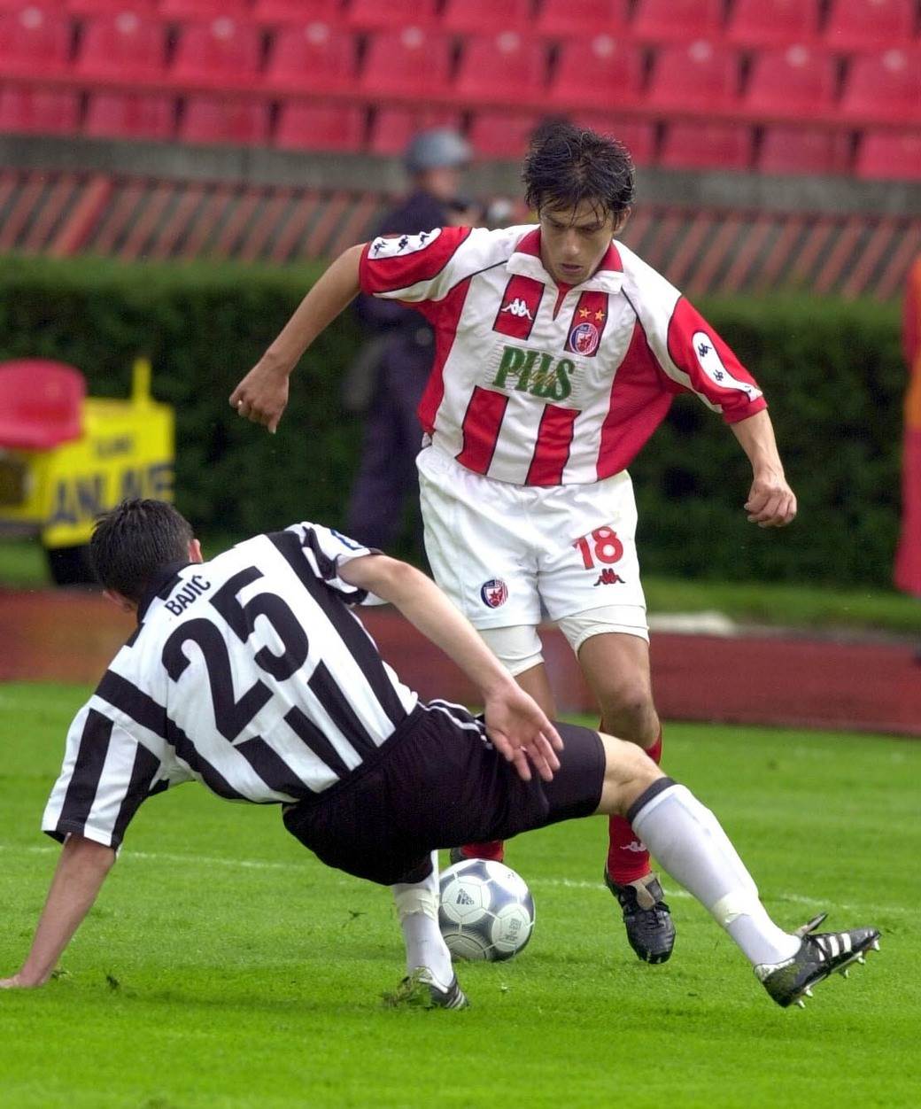 partizan sasa ilic gol crvena zvezda kup jugoslavije 2001 marakana 20 godina