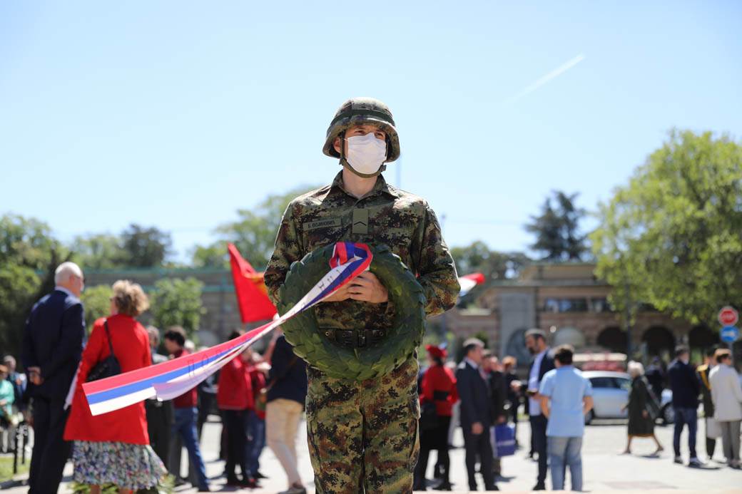 beograd dan pobede proslava vatromet video snimak
