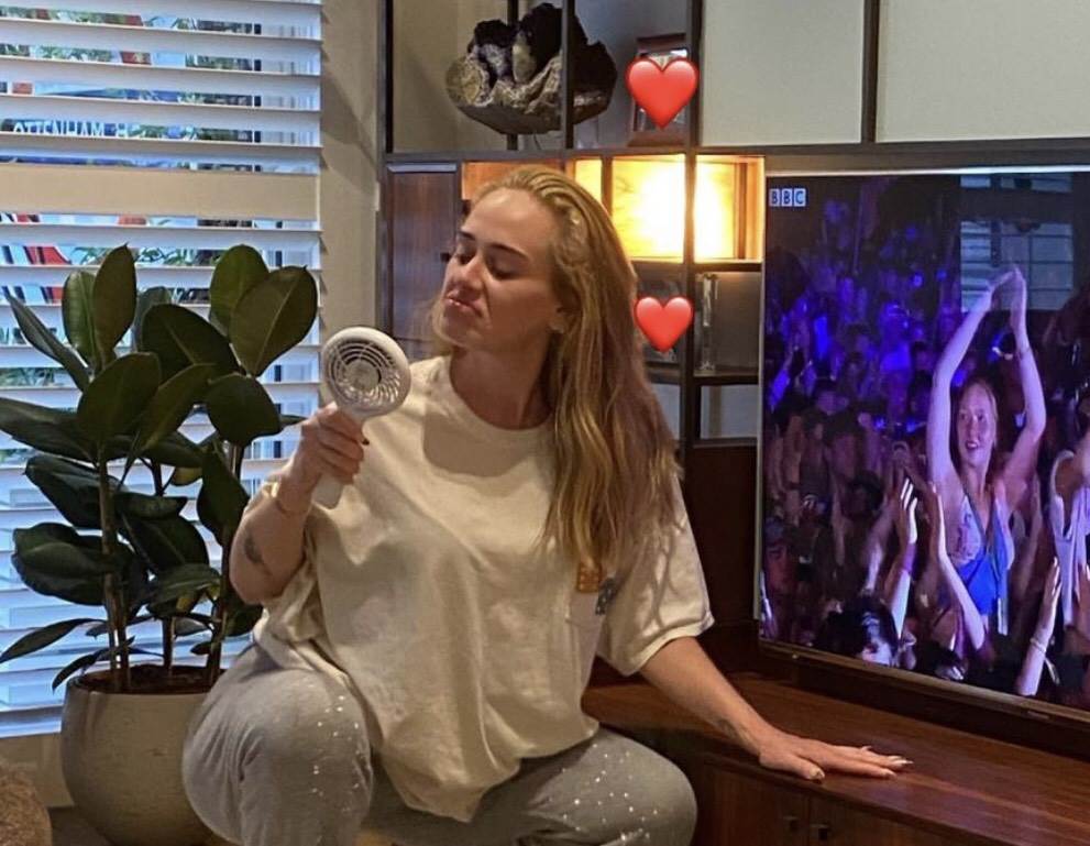 Adel ima gljivičnu infekciju zbog znoja