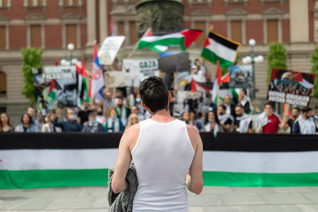 palestina izrael rat protest palestinaca beograda dijaspora