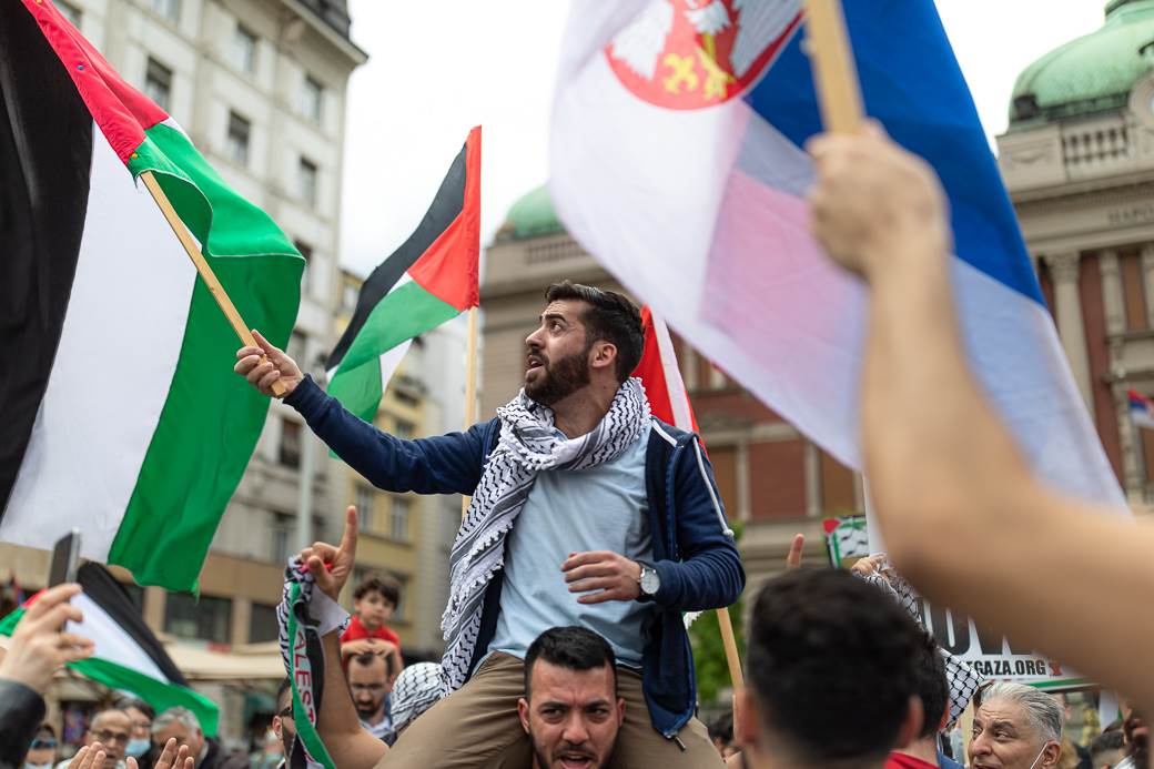 palestina izrael rat protest palestinaca beograda dijaspora