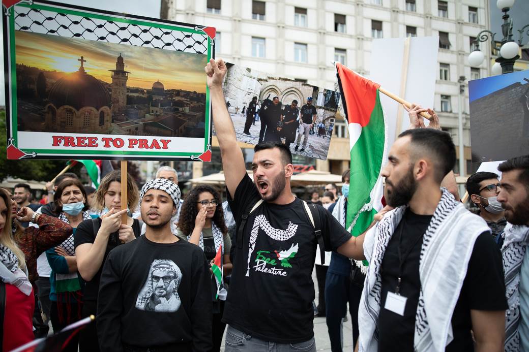 palestina izrael rat protest palestinaca beograda dijaspora