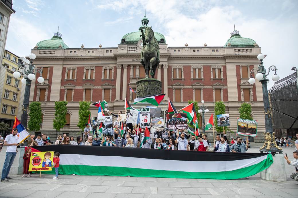 palestina izrael rat protest palestinaca beograda dijaspora