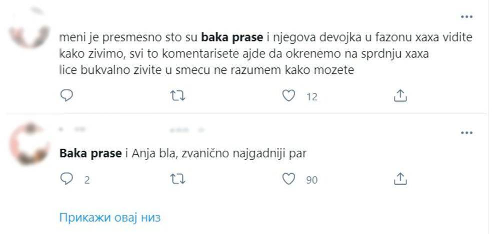 baka prase devojka anja blagojevic prozivke tviter foto